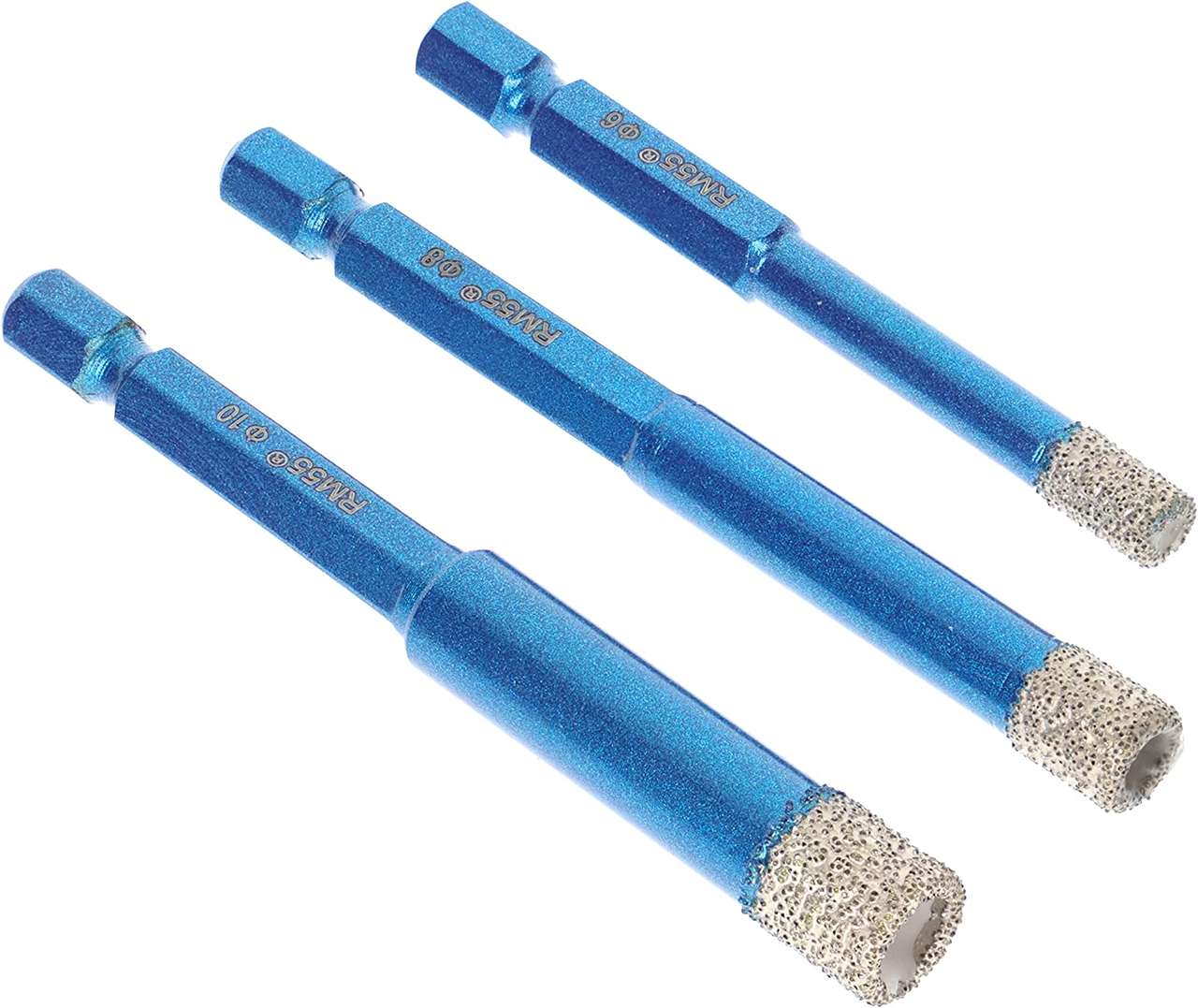 Diamant Fliesenbohrer Set 4 teilig BIT (6-kant)
