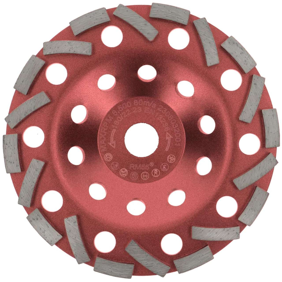 Diamantschleiftopf für Beton Extra Speed 180 mm – Produktansicht