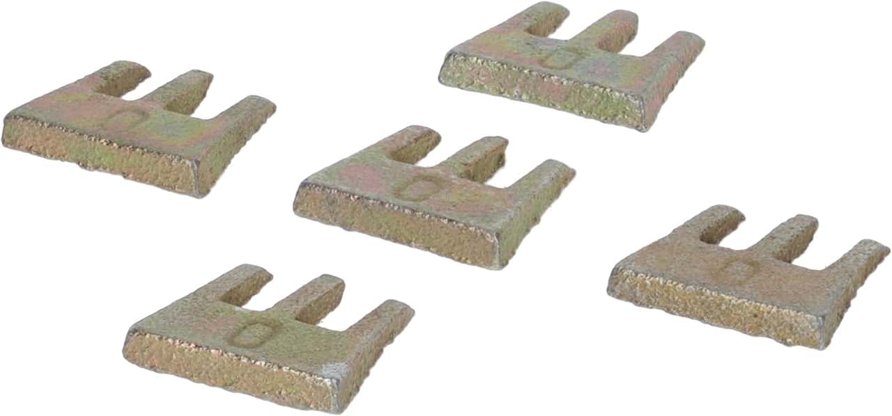 S-Fix Keile 5 Stück für Hammer Axt Stiele, Sprossen Größe 0 bis 16mm Durchmesser Hammerkeile