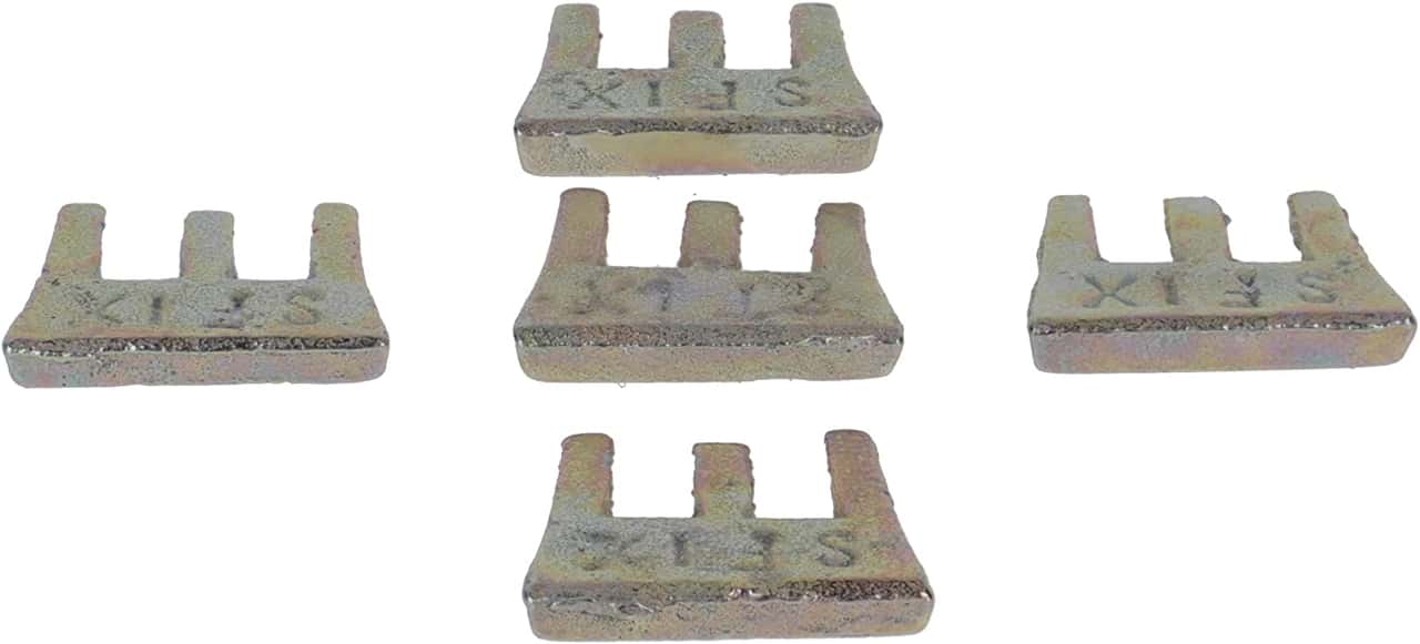 S-Fix Keile 5 Stück für Hammer Axt Stiele, Sprossen Größe 2 bis 23mm Durchmesser Hammerkeile