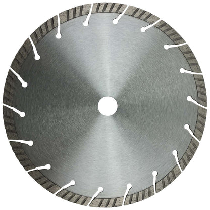 Turbo Diamanttrennscheibe 230mm für Mauerwerk, Beton, Dachpfannen, Ziegel, Stein