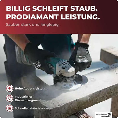 Diamantschleiftopf 125mm Beton - Premium Betonschleifer für professionelle Anwendungen