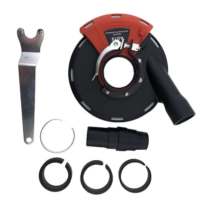 Im Set enthalten: Absaughaube für Diamantschleiftöpfe 125mm für Winkelschleifer (auch 115mm)