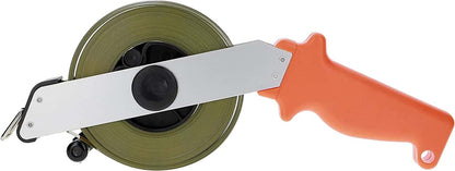 Maßband Länge 50m Maßbandbreite 13mm Alu Rollbandmaß Rollenmaß mit Handgriff