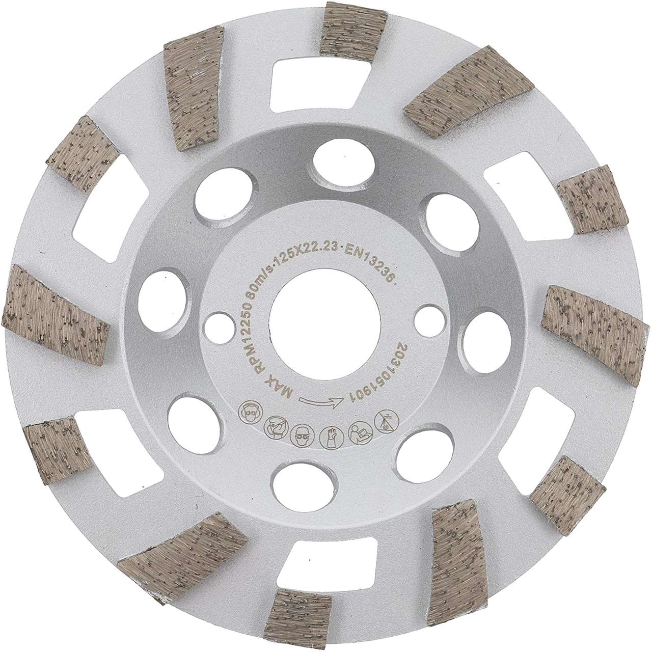 Diamantschleifteller für Beton, Granit ST61