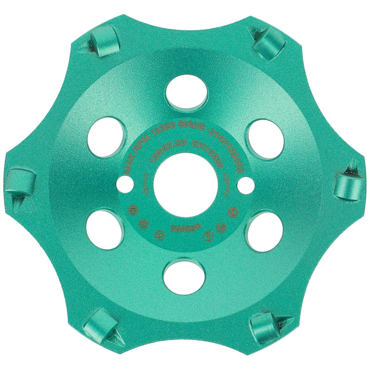 PKD Diamantschleiftopf für Epoxidharz-Beschichtungen und Kleber 125 mm – Produktansicht