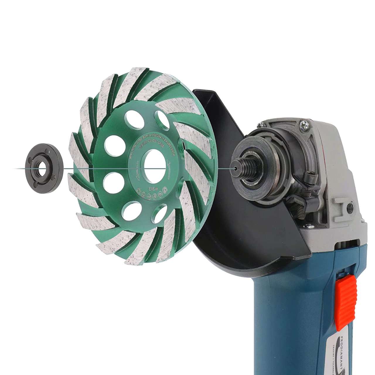 Diamantschleiftopf Beton 125mm ST35 für universellen Einsatz