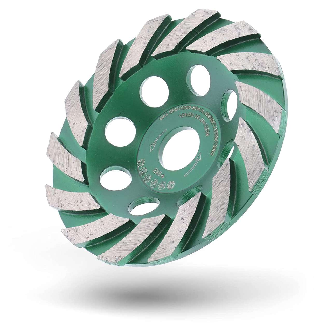 Diamantschleiftopf Beton 125mm ST35 für universellen Einsatz