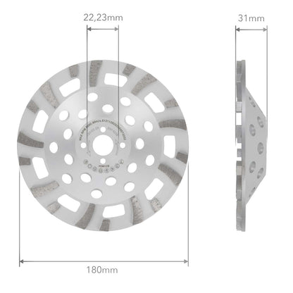 Diamantschleifteller für Beton, Granit ST61