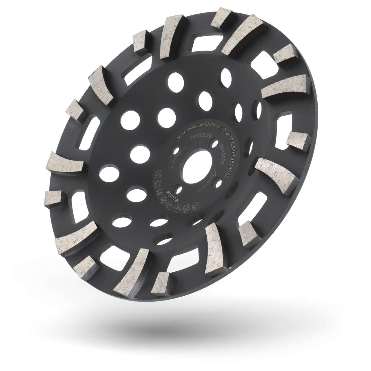 Diamantschleifteller für Estrich, Abrasive Materialien ST71