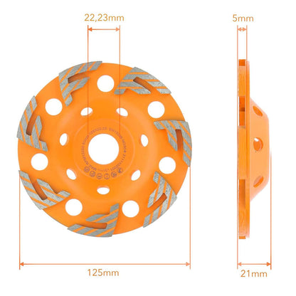 Diamantschleiftopf 125mm Beton universal SuperFinish