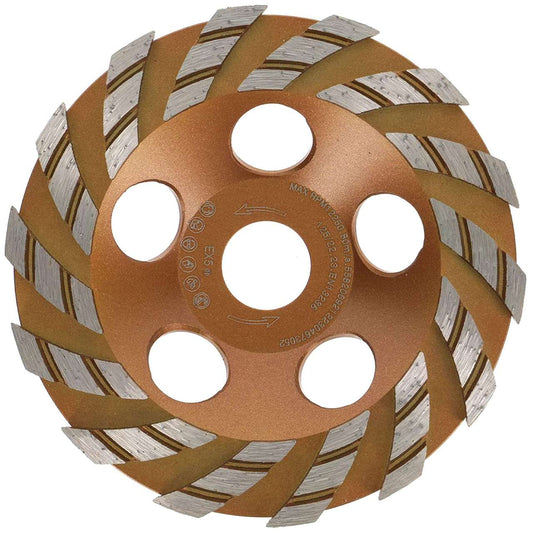Diamantschleiftopf Beton 125mm TurboSpeed+ für universellen Einsatz