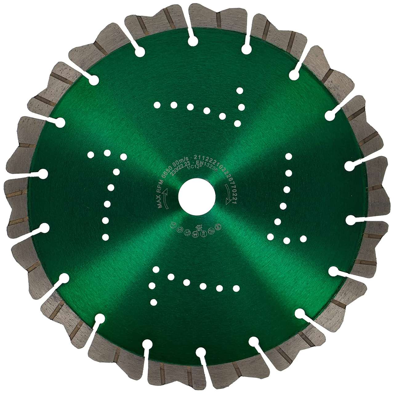 Diamanttrennscheibe für Stein, Beton Turbo Concave