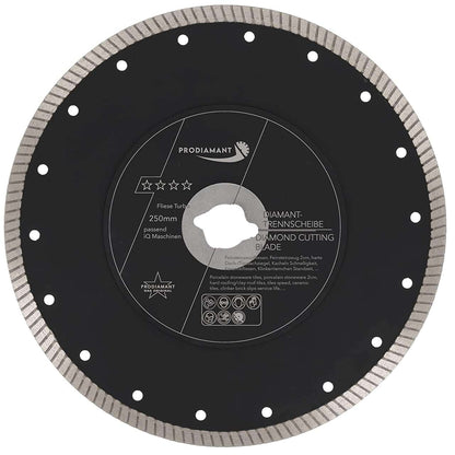 Diamanttrennscheibe 250mm Fliese, Feinsteinzeug passend iQ Maschinen