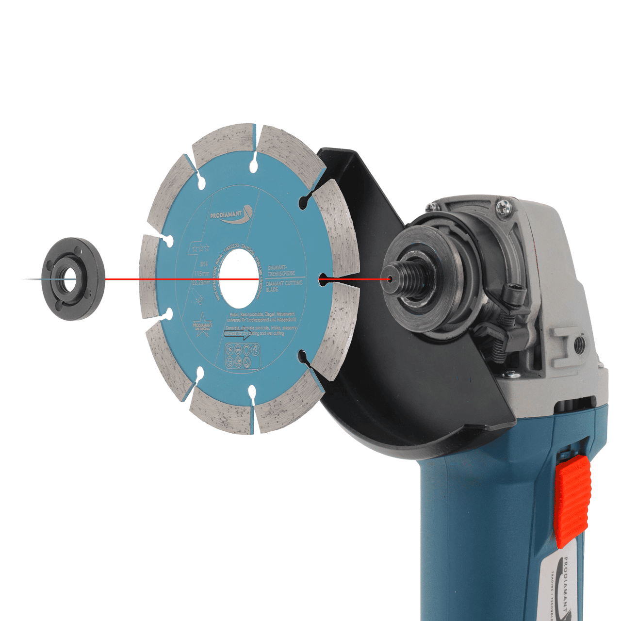 Diamanttrennscheibe für Beton, Stein, Ziegel universal B14