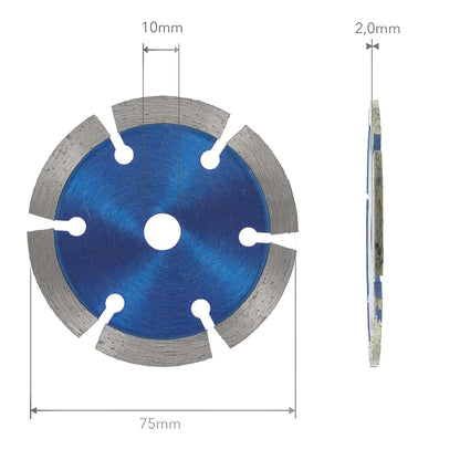 Diamanttrennscheibe für Beton, Stein, Ziegel universal B14