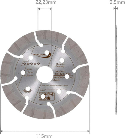 Diamanttrennscheibe Beton / Granit Turbo BG013