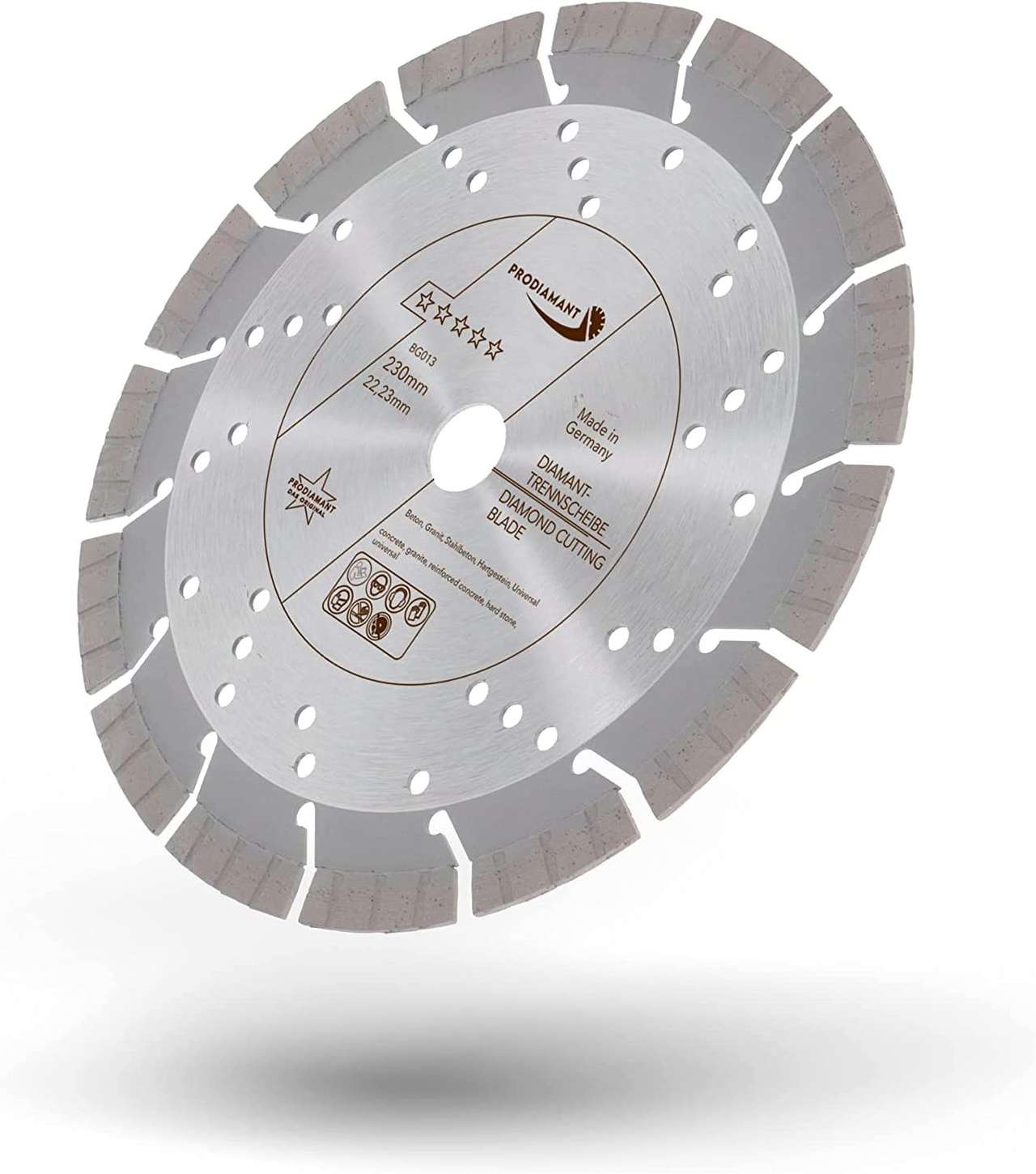Diamanttrennscheibe Beton / Granit Turbo BG013