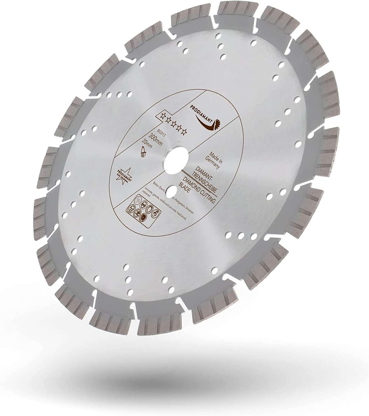 Diamanttrennscheibe Beton / Granit Turbo BG013
