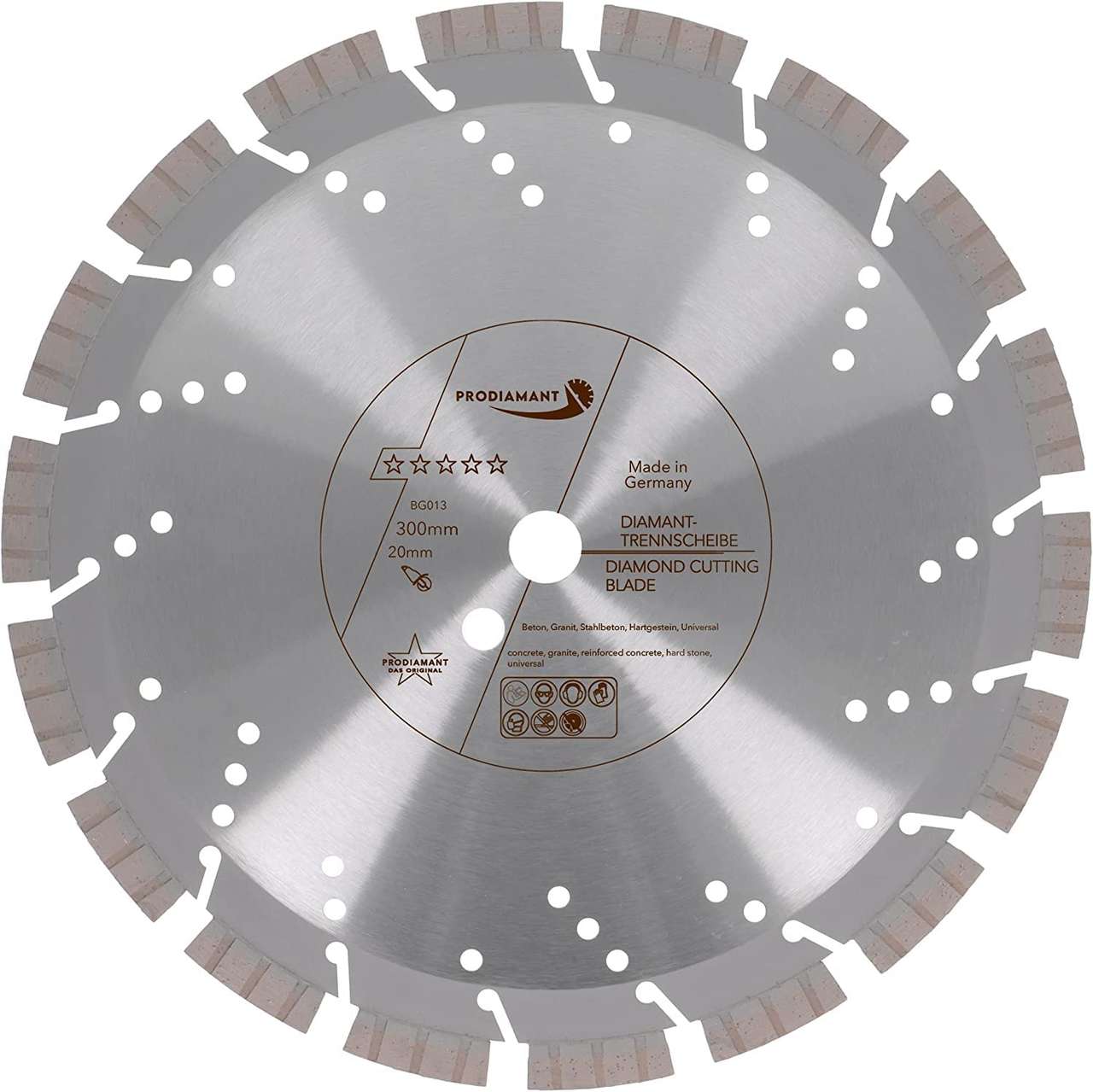Diamanttrennscheibe Beton / Granit Turbo BG013