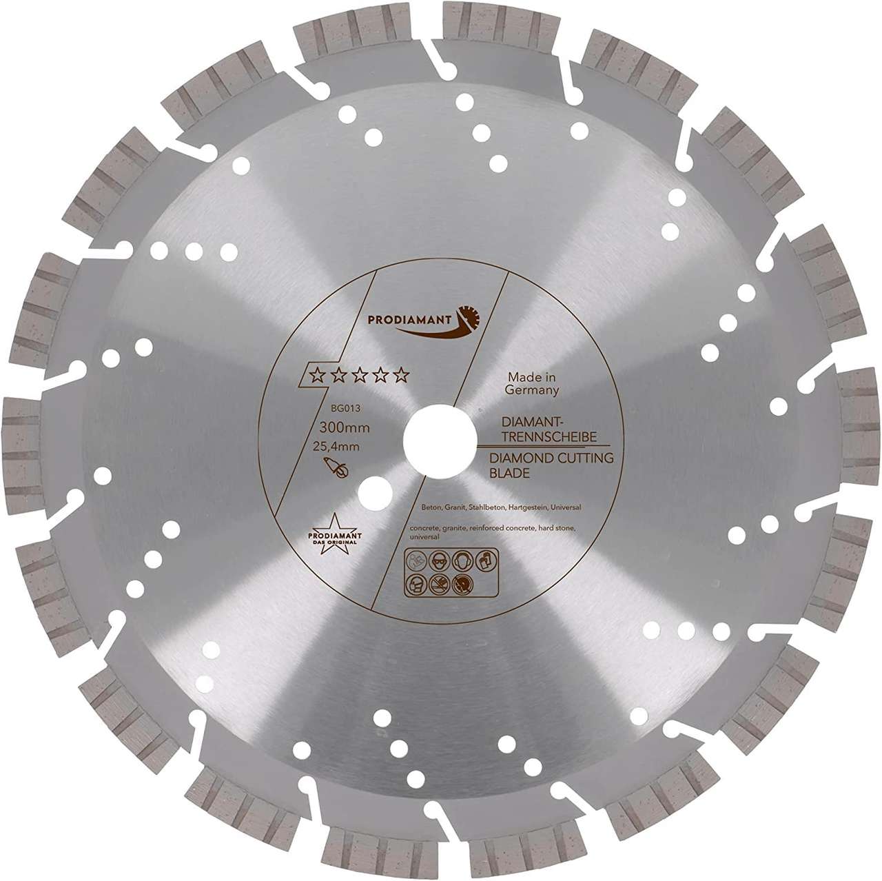 Diamanttrennscheibe Beton / Granit Turbo BG013