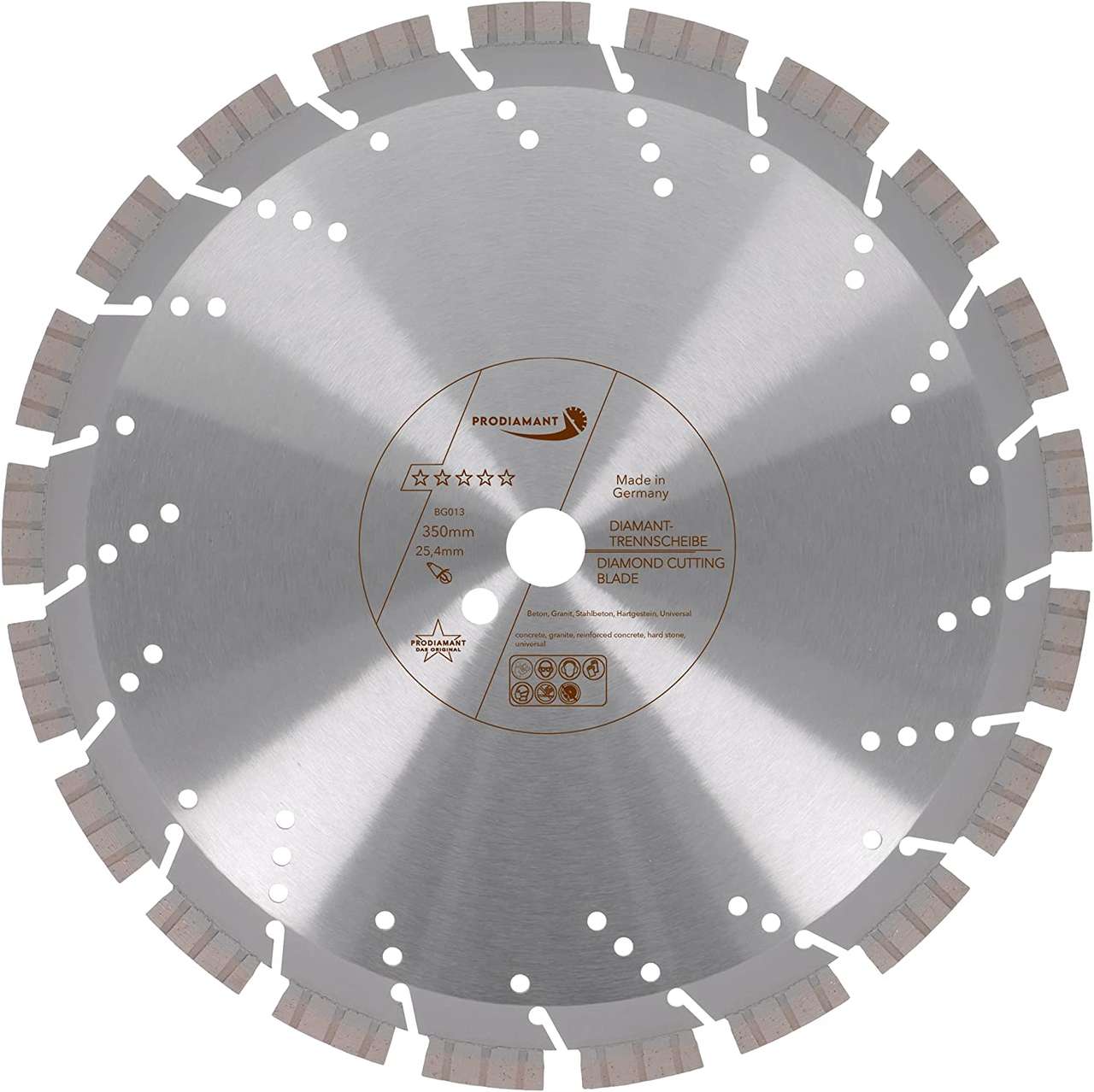 Diamanttrennscheibe Beton / Granit Turbo BG013
