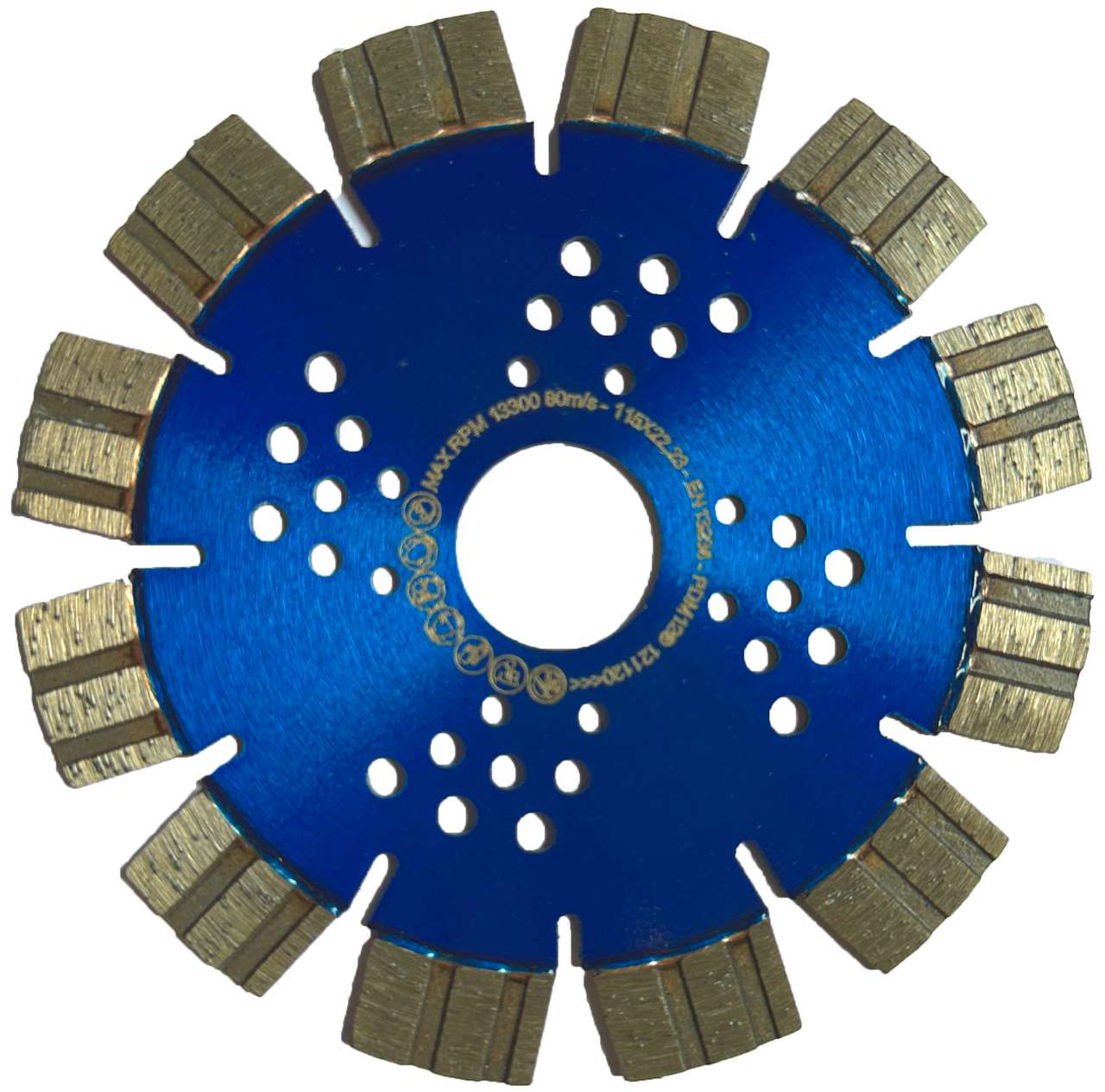 Diamanttrennscheibe Turbo Kurzzahn – Beton & Stein