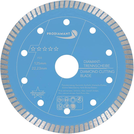 Diamanttrennscheibe F33 Fliese/Naturstein 125 mm – Produktansicht