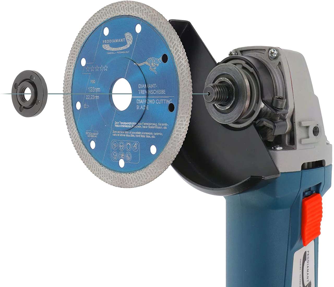 Diamanttrennscheibe Fliese, Feinsteinzeug F50