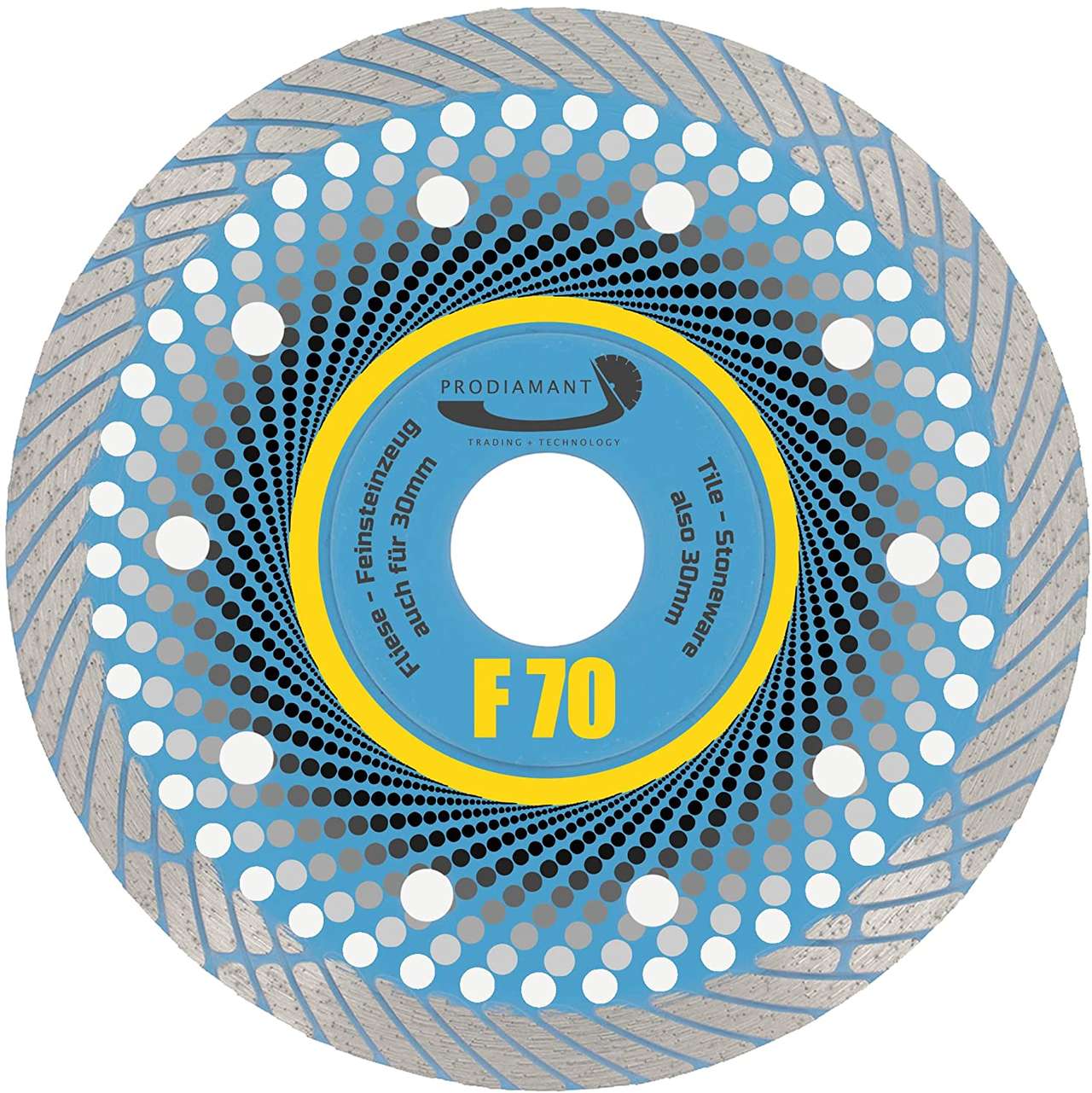 Diamanttrennscheibe Fliese, Feinsteinzeug F70