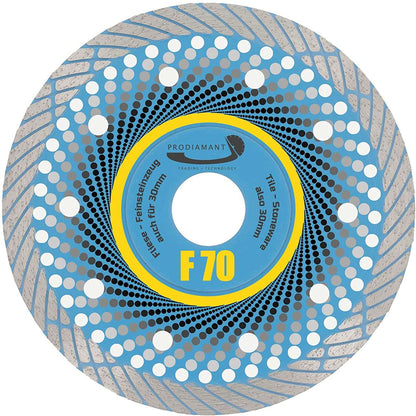Diamanttrennscheibe Fliese, Feinsteinzeug F70