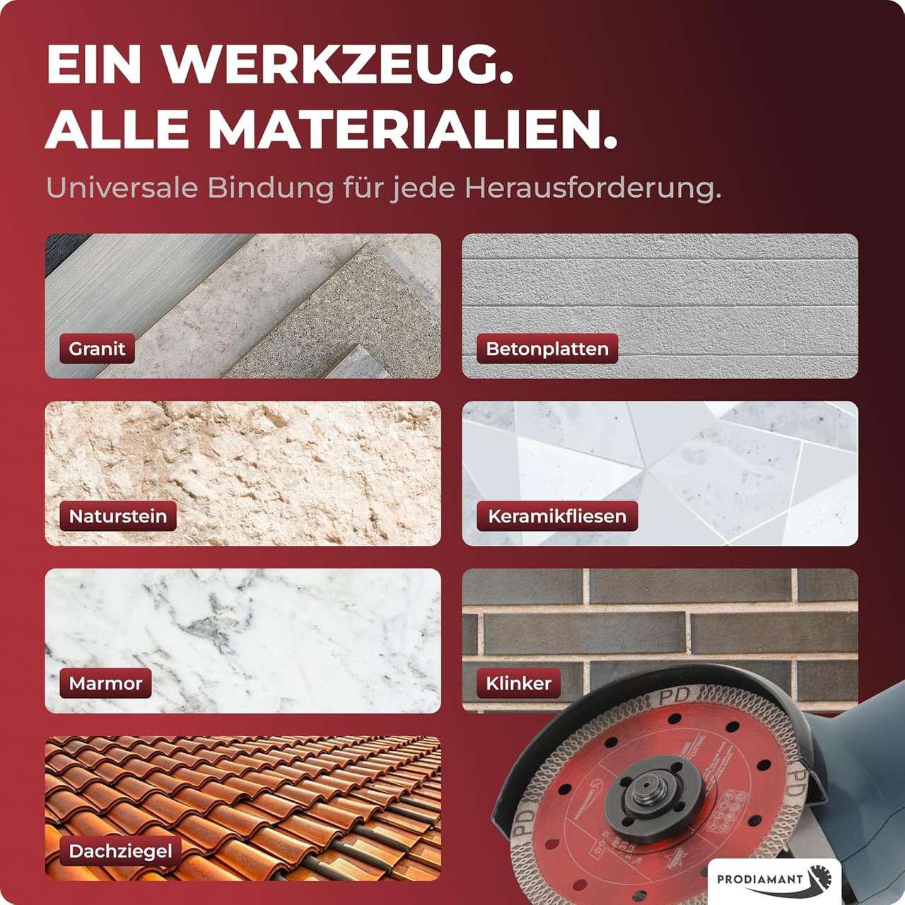 Diamanttrennscheibe für Fliese, Feinsteinzeug F993