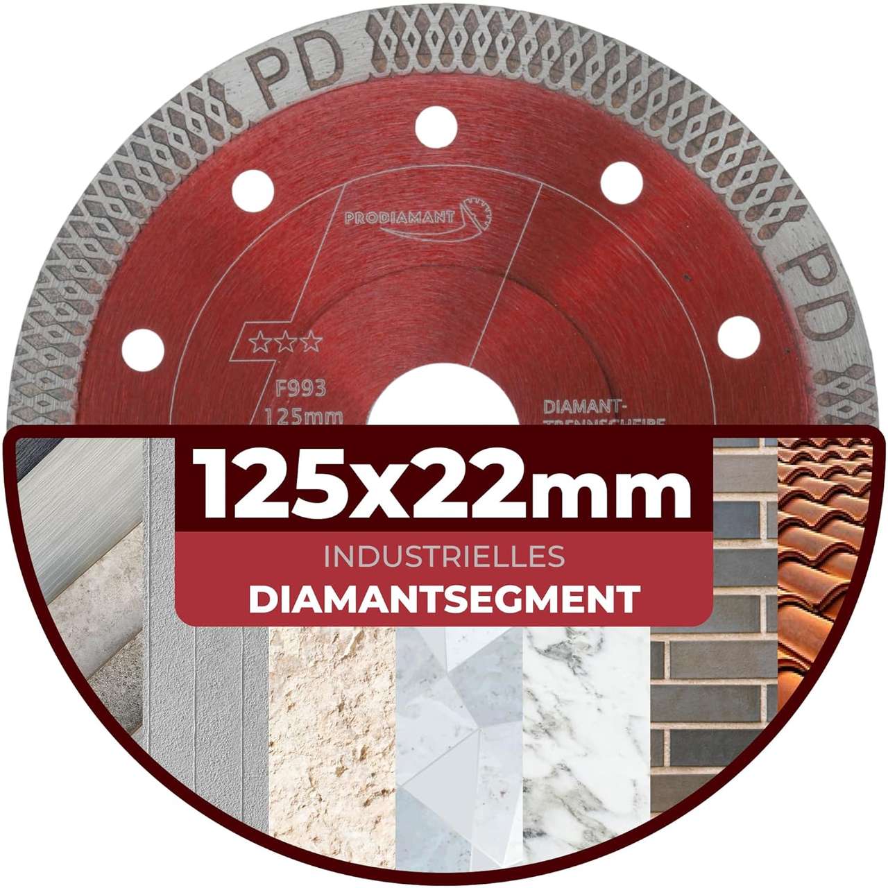 Diamanttrennscheibe für Fliese, Feinsteinzeug F993