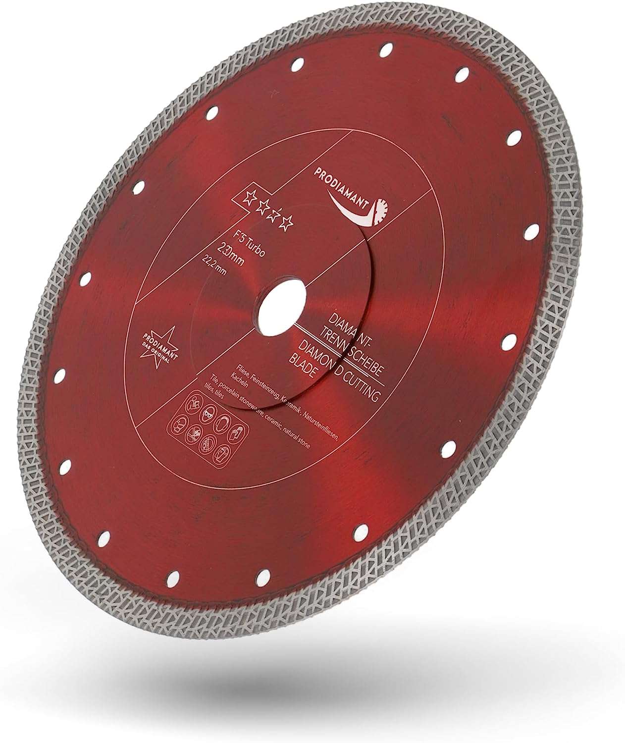 Diamanttrennscheibe für Fliese, Feinsteinzeug F35
