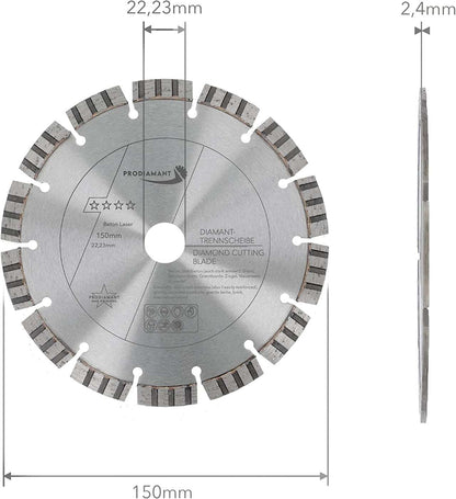 Diamanttrennscheibe Beton Laser Turbo B711