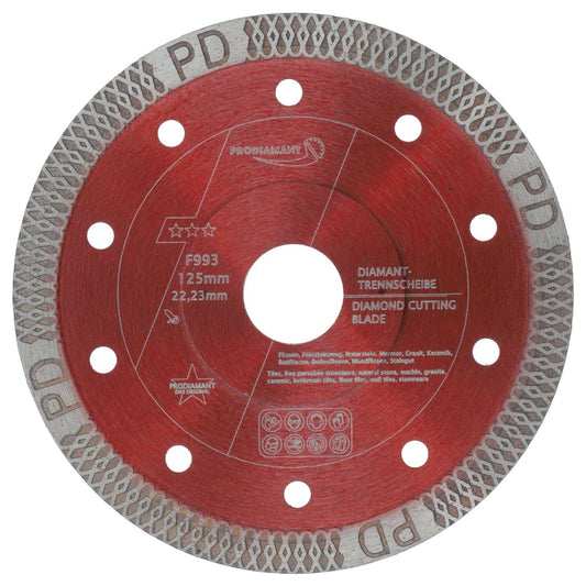 Diamanttrennscheibe Fliese F993 115 mm – Sparpack 10 Stück – PRODIAMANT