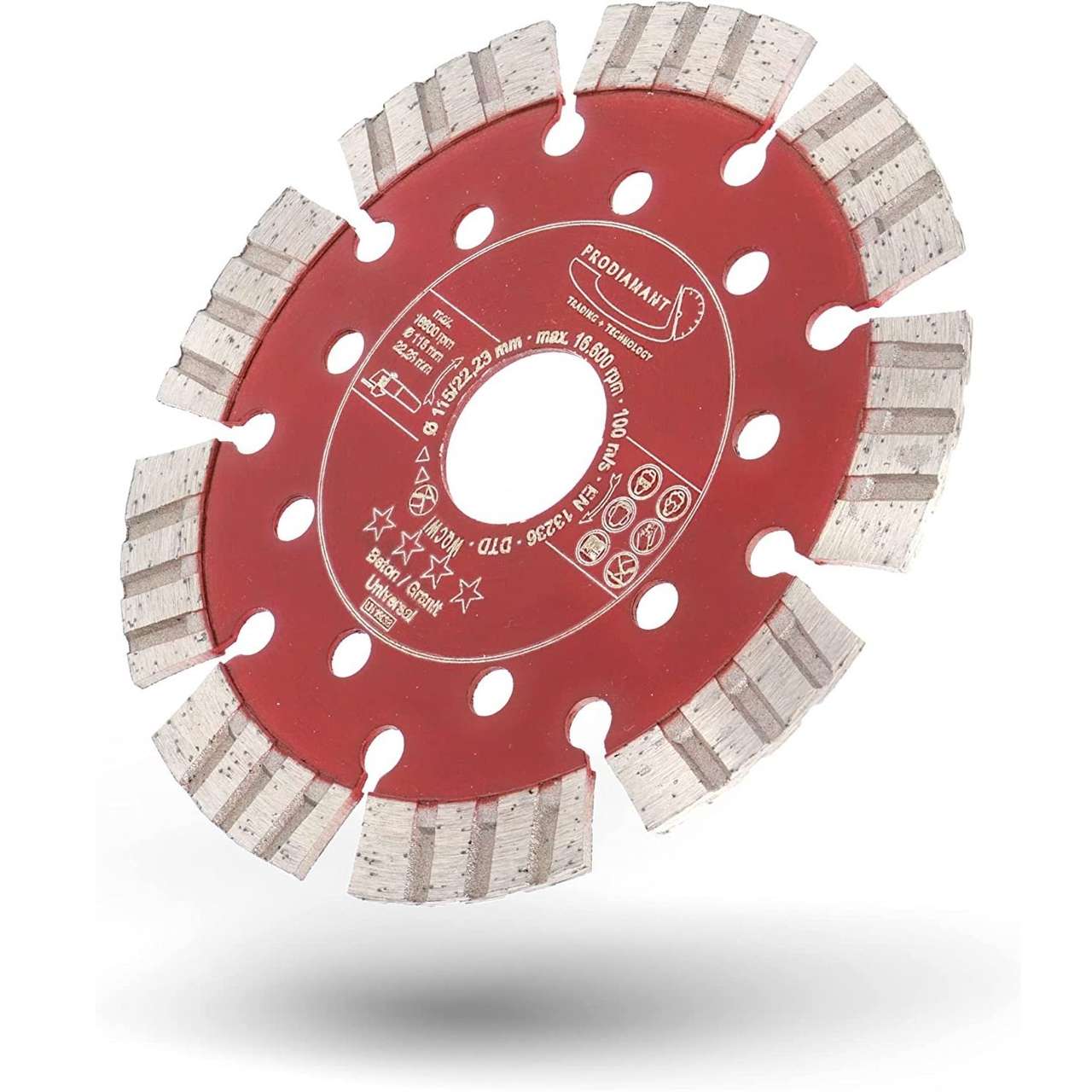 Diamanttrennscheibe Beton, Universal Pro12