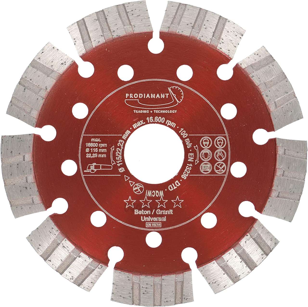 Diamanttrennscheibe Beton, Universal Pro12