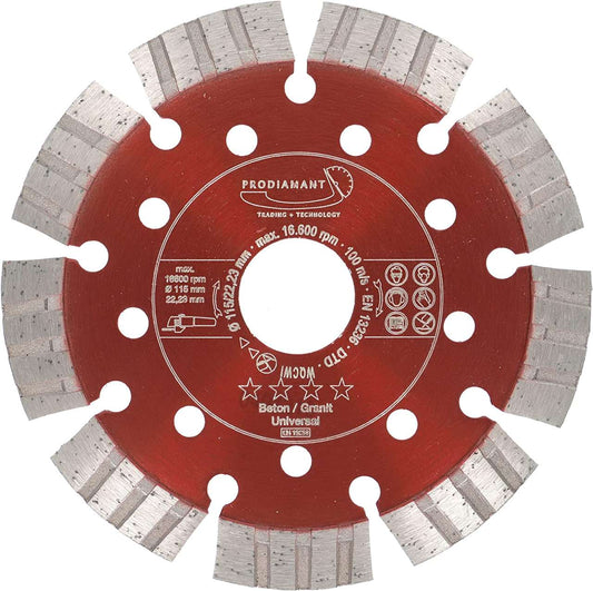 Diamanttrennscheibe Beton, Universal Pro12