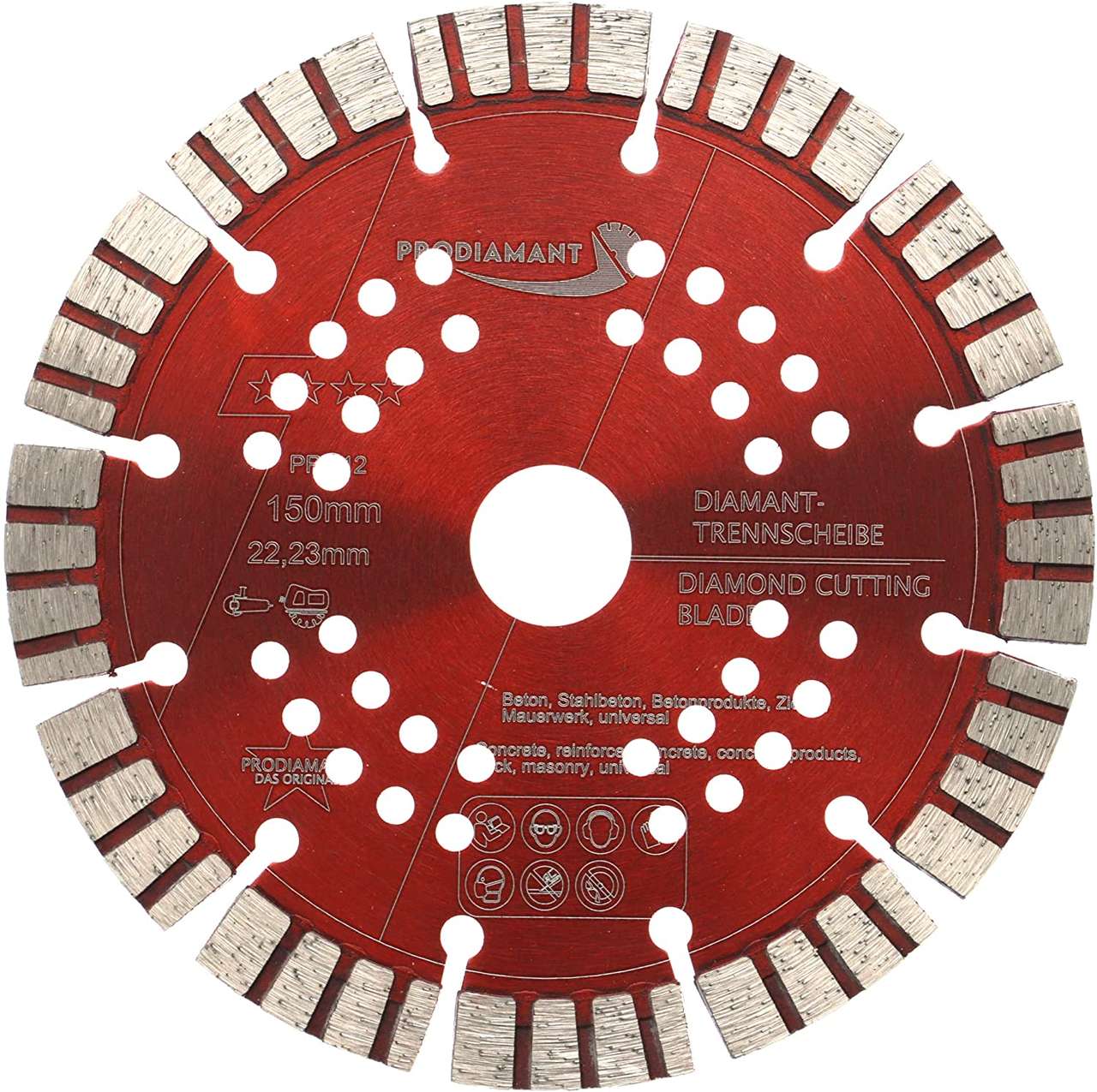 Diamanttrennscheibe Beton, Universal Pro12