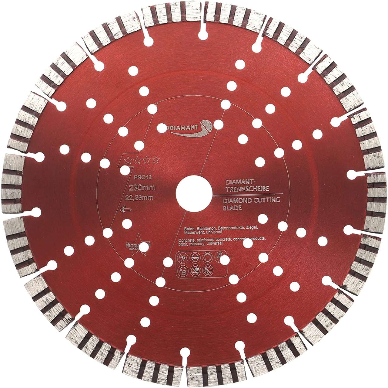 Diamanttrennscheibe Beton, Universal Pro12