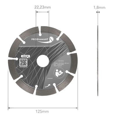 Diamanttrennscheibe Beton, universal