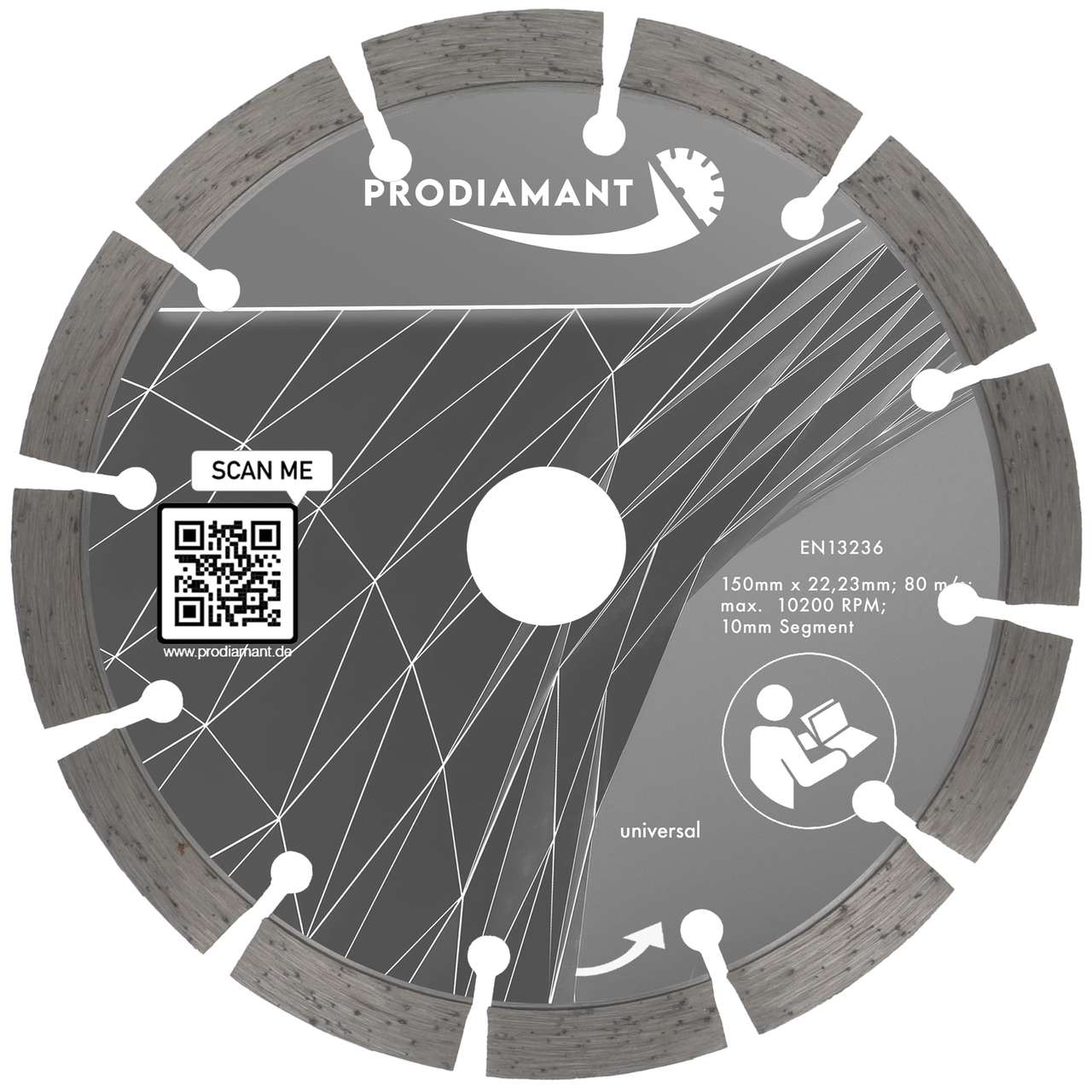 Diamanttrennscheibe Beton, universal
