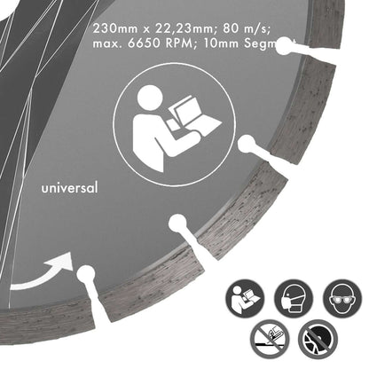 Diamanttrennscheibe Beton, universal