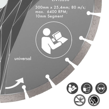 Diamanttrennscheibe Beton, universal