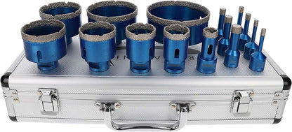 Diamant Fliesenbohrer Set 6 - 100mm x M14 für Feinsteinzeug