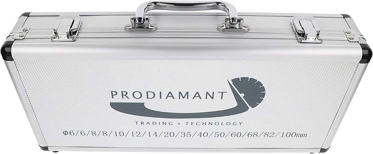 Diamant Fliesenbohrer Set 6 - 100mm x M14 für Feinsteinzeug