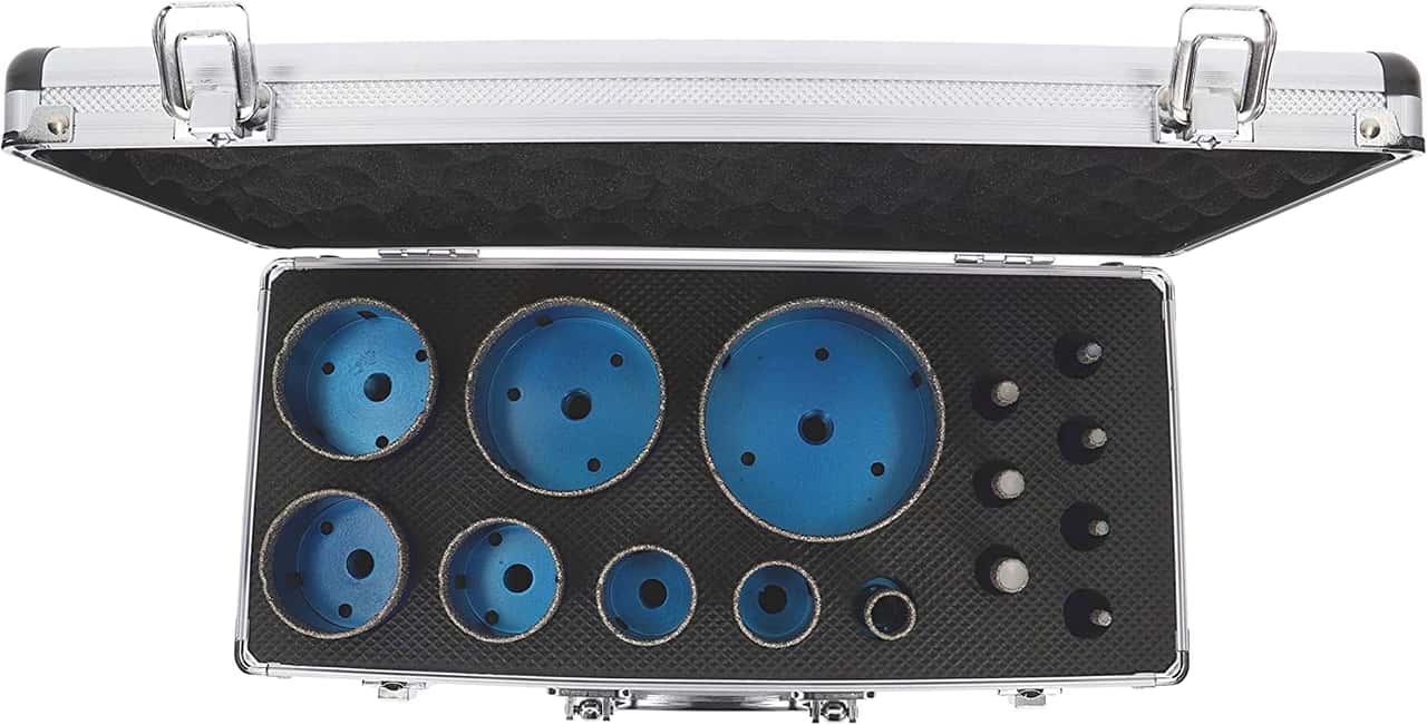Diamant Fliesenbohrer Set 6 - 100mm x M14 für Feinsteinzeug