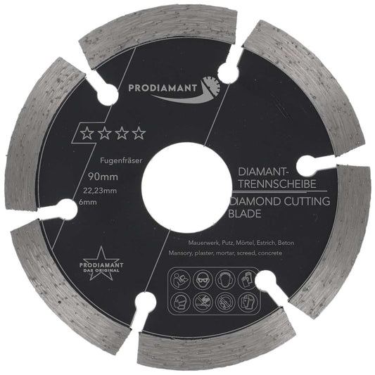 Diamant Fugenfräser Beton, Mauerwerk, Putz 6mm dick