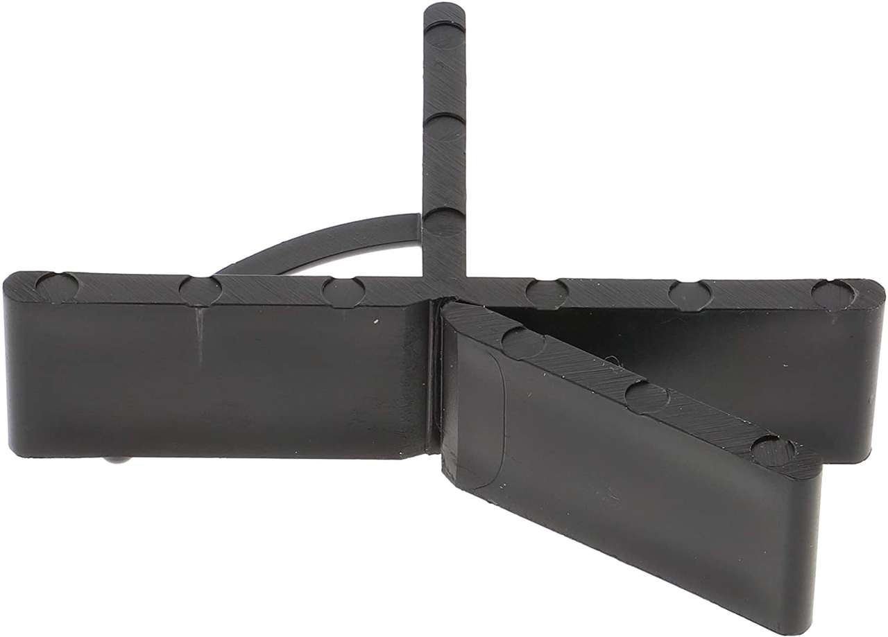 Fugenkreuze schwarz für Terrassenplatten (100 Stück) – mit Steg 3 mm